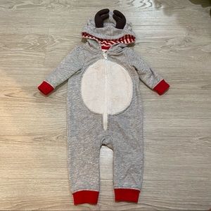 Cat & Jack 3-6 months Reindeer Jumpsuit